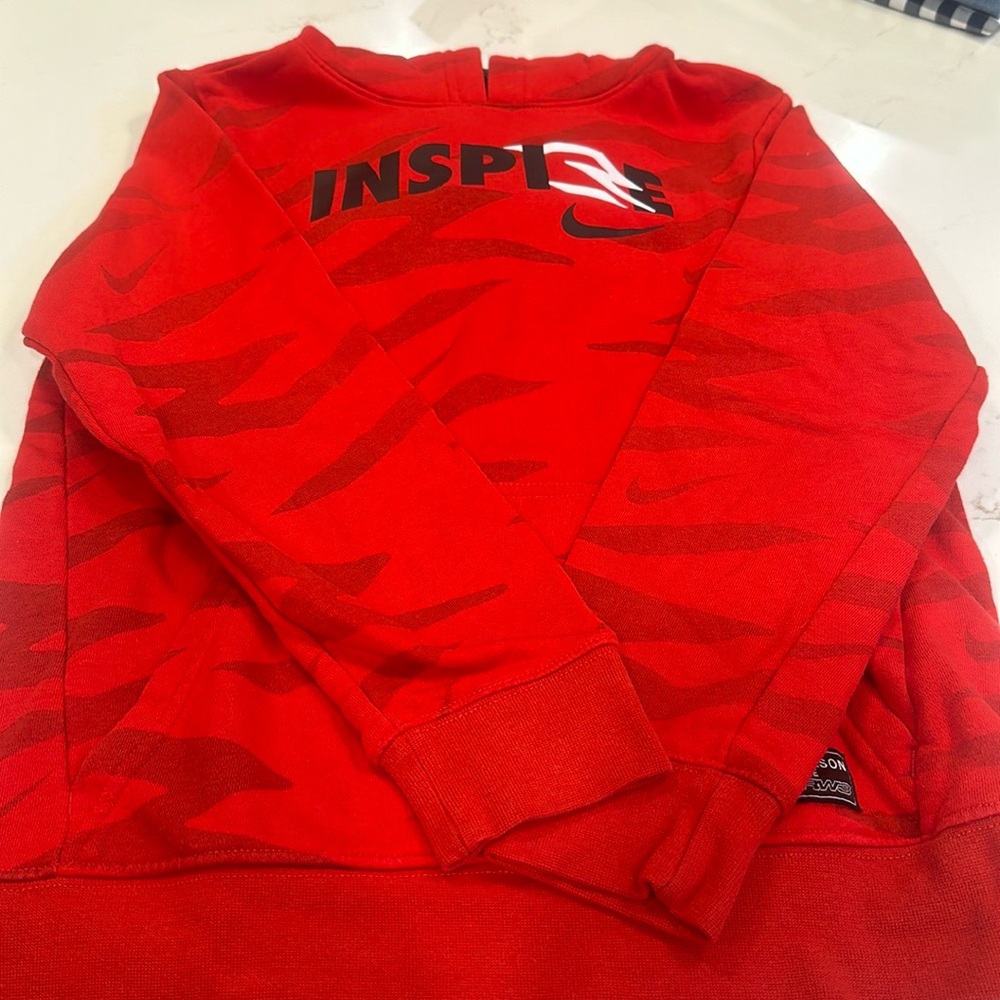 Nike hooded jersey.